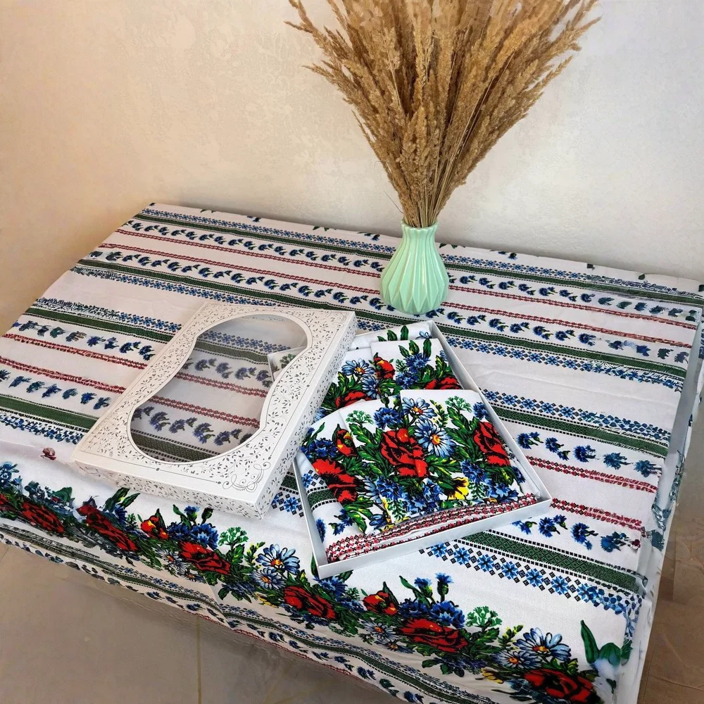 Набір вишиванка букет 150*220